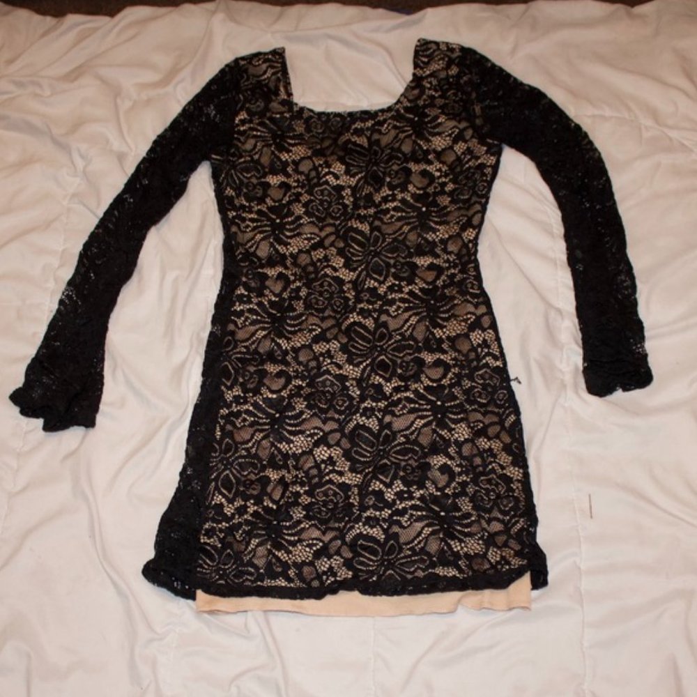 Liberty Love Black Lace Dress